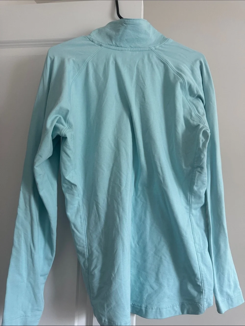 Light Blue Women’s ‘Helly Hansen’ Quarter-Zip Performance Sweater